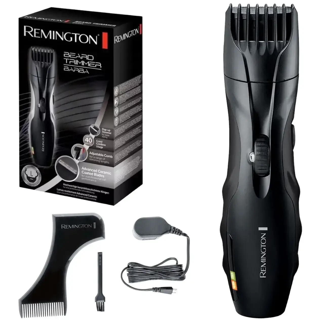 Тример акумуляторний для бороди Remington Barba MB345C