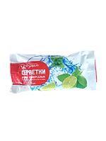 Вологі серветки Фуршет універсальні гіпоалергенні лайм та м'ята 15шт