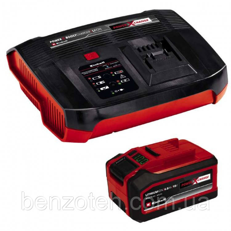 Акумулятор + зарядний Einhell PXC-Starter-Kit 18V 4-6 Ah & 6A Boostcharger