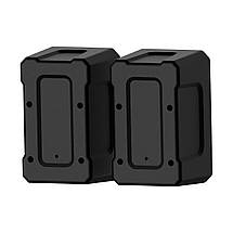 Колонки для ПК Aoas e-005, з підтримкою USB 2.0 зі світлодіодною підсвіткою, 3,5 мм. Колір — Чорний, фото 2