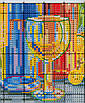 Набір для вишивання за нанесеною на канву схемою "Wine. AIDA 14CT printed 27*36 см, фото 6