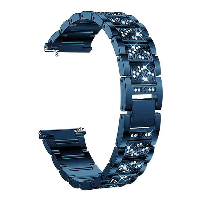 Ремінець для Apple Watch Swarovski з камінцями Blue •42/44/45/49mm