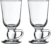 Набор кружек бокалов стеклянных для ирландского кофе 44109 Pasabahce Irish coffee 2 штуки 280 мл