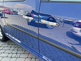 Накладки на ручки (4 шт, нерж) - Volkswagen Touran 2010+ рр.