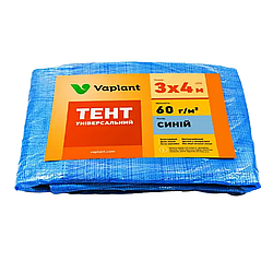 Тент 3х4м 60г/кв.м поліпропіленовий з люверсами