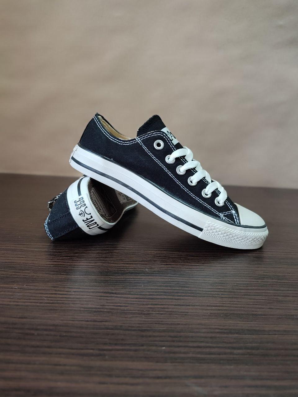 ЗНИЖКА! 38р (23.5см) Кеди CoveSGG BLACK / White конверси унісекс
