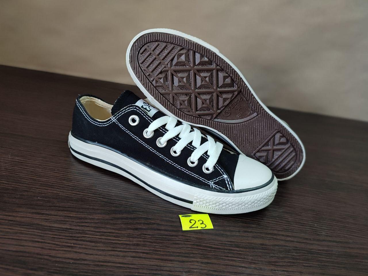 ЗНИЖКА! 38р (23.5см) Кеди CoveSGG BLACK / White конверси унісекс