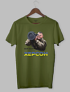 Футболка патриотическая з Залужним «ХЕР ВАМ А НЕ ХЕРСОН», фото 3