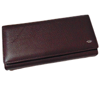 Женский кожаный кошелек Dr.Bond W1-V коричневый