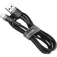 Кабель Baseus Cafule Cable Special Edition USB For iP 2m Grey+Black