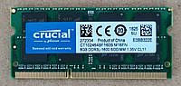 Оперативная память Crucial SODIMM DDR3L 8Gb 1600MHz PC3L-12800 (CT102464BF160B.M16FED)