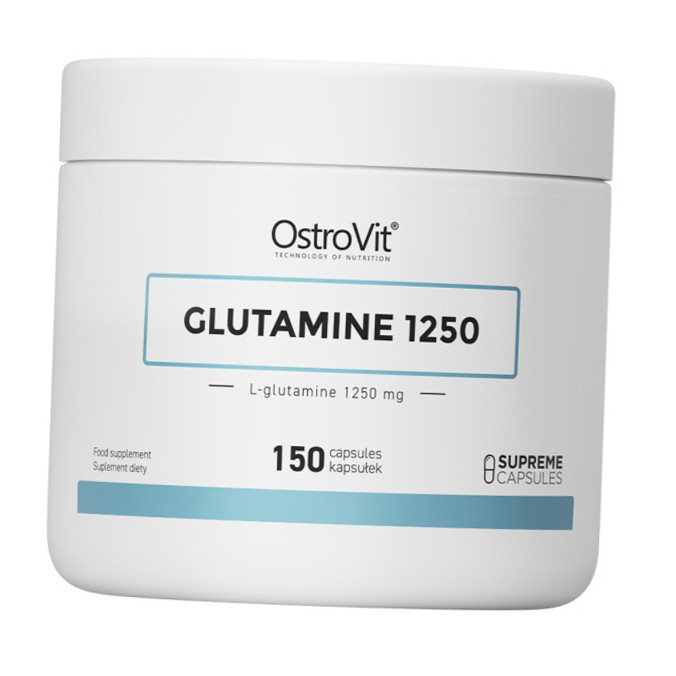 L-глютамін OstroVit Glutamine 1250 150 капсул