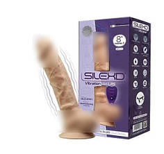 Фалоїмітатор з вібрацією SilexD Vetus Vibro Flesh (MODEL 1 size 8in) + LRS