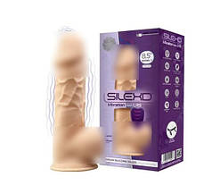 Фалоїмітатор з вібрацією SilexD Norman Vibro Flesh (Model 1 size 8,5") + LRS