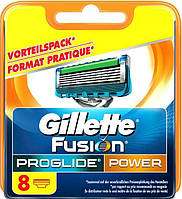 Gillette Fusion ProGlide Power 8 шт лезвия для бритья производство Германия