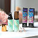 Набір Кушон BB cream Ma vie Mari + 3-х кольорова база під макіяж Ma vie Mari блакитна, фото 5