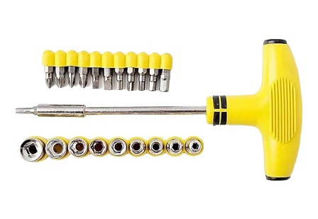 Набір інструментів викрутка + біти + головки / Prokit 33005 / 1080, фото 1