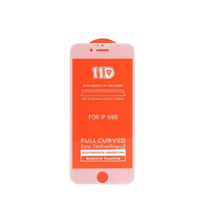 Захисне скло 11D iPhone 6 | 6S white тех. уп., фото 1