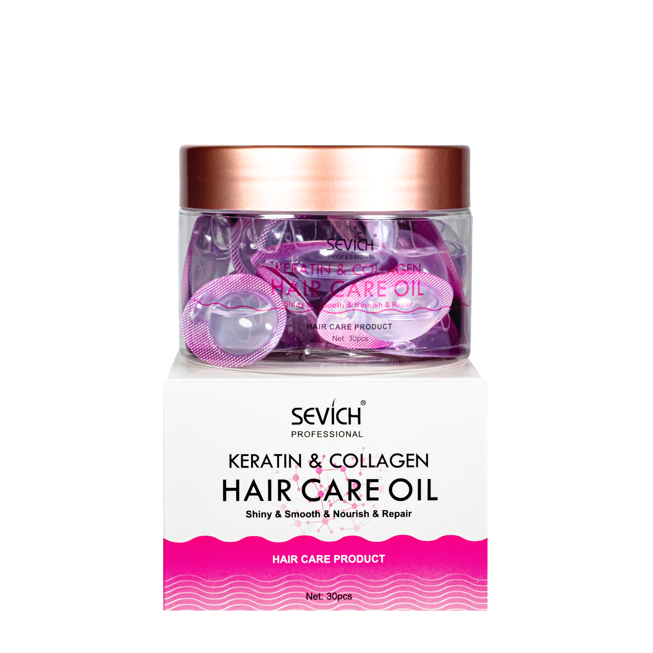 Олія капсули для волосся Sevich Keratin Collagen Hair Care Oil з колагеном і кератином 30 шт