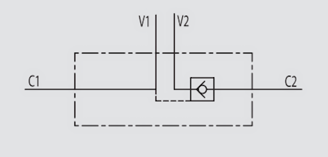 гидравлическая схема VBPSE 1/2"L 4 VIE