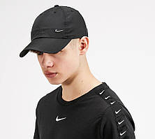 Кепка nike u nsw h86 cap nk metal swoosh 943092-010 бейсболка найк