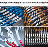 Термозбіжна трубка 4мм сумісно Epson LabelWorks LK4WBA3 Ukrmark LK4WBA3, фото 4