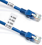 Гнучка стрічка 12мм сумісно Brother TZe-FX231 Ukrmark B-Fx-T231P білий, фото 5