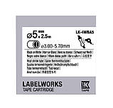 Термозбіжна трубка 9мм сумісніо Epson LabelWorks LK-4WBA5 Ukrmark LK4WBA5, фото 5