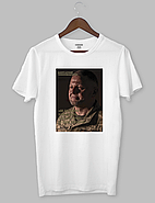 Футболка патриотическая з Залужним «ЯК БИ ВАЖКО НАМ НЕ БУЛО АЛЕ ВЖЕ ТОЧНО / НЕ БУДЕ СОРОМНO/ ЗАЛУЖНИЙ », фото 2