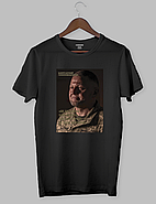 Футболка патриотическая з Залужним «ЯК БИ ВАЖКО НАМ НЕ БУЛО АЛЕ ВЖЕ ТОЧНО / НЕ БУДЕ СОРОМНO/ ЗАЛУЖНИЙ », фото 3