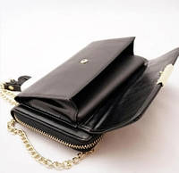 Жіноча сумка-клатч Baellerry на ланцюжку чорний