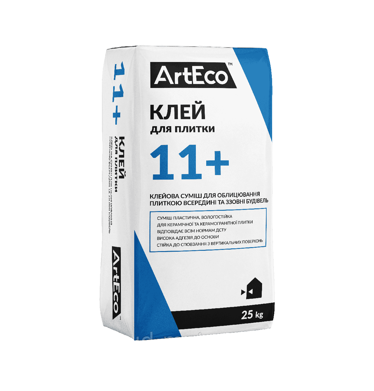 Клей для плитки ARTECO 11 Plus 2 кг - фото 1 - id-p1889676239
