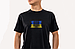 Чоловіча футболка з вишивкою Герб, чорна, фото 2