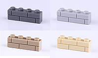 Строительные блоки кирпичи на 4 пина для фигурок Лего Lego