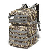 Тактический рюкзак мужской военный на 40 литров боевой BPT9-40 Molle ACU пиксель