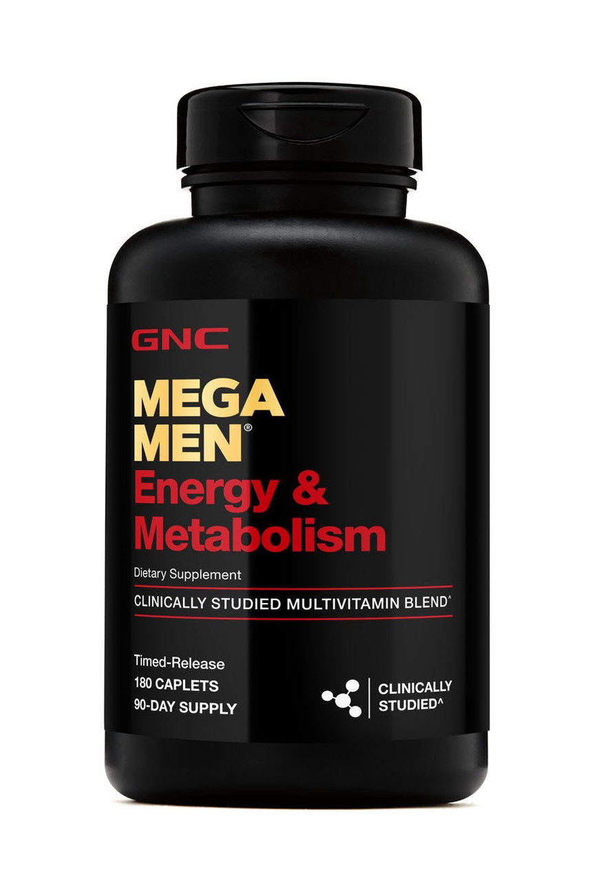 GNC Mega Men Energy & Metabolism 180 caplets - фото 1 - id-p91195613