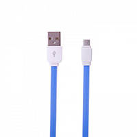 USB кабель Ldnio XS-07 micro USB 1м-біло- синій