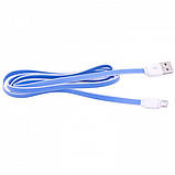 USB кабель Ldnio XS-07 micro USB 1м-біло- синій, фото 3