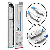 USB кабель Ldnio XS-07 micro USB 1м-біло- синій, фото 4