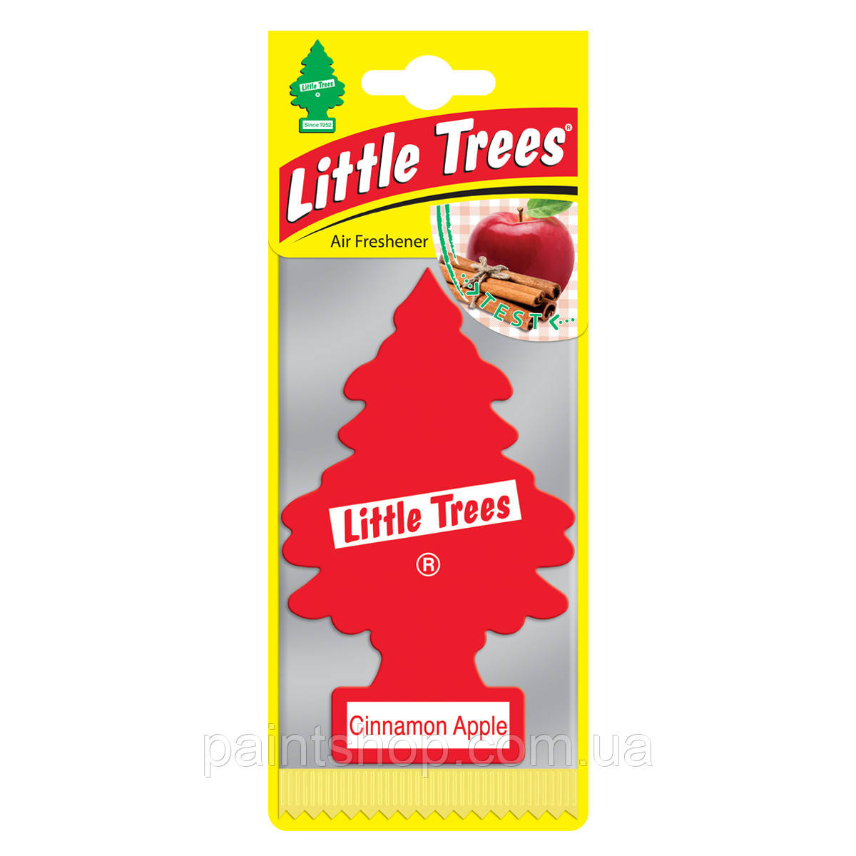 Ароматизатор-ялинка автомобільний Little Trees "Cinnamon Apple" Кориця-Яблуко