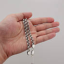 Срібний браслет Бісмарк. Красивий чоловічий браслет. 23,5 розмір, фото 3