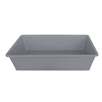 Туалет відкритий для котів Stefanplast (Стефанпласт) Litter Tray (сірий 40x30x10 см.)