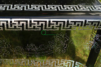 М'яке скло з лазерним малюнком для захисту скляних і дерев'яних столів, ширина 137 см, фото 2