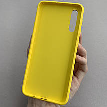 Чохол для Samsung Galaxy A50s шкіряний матовий чохол на телефон самсунг а50с жовтий u9h, фото 2