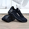 Чоловічі літні кросівки (сітка), чорні кроси, чоловіче взуття на літо, розмір 40 41 42 43 44 45, фото 5