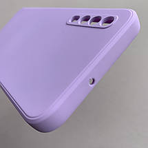 Чохол для Samsung Galaxy A50s чохол матовий із захистом для камери на телефон самсунг а50с бузковий p3z, фото 5