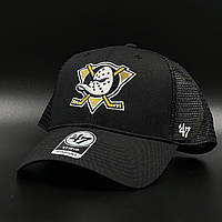 Оригинальная черная кепка с сеткой 47 brand NHL Anaheim Ducks Branson