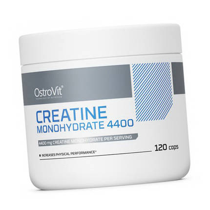 Креатин моногідрат OstroVit Creatine Monohydrate 4400 120 капсул, фото 1