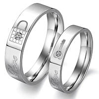 Парные кольца для влюбленных Рождения Гармонии (жен. 15.9 18.2 муж. 17.3 19.0)