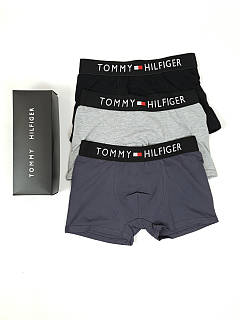 Нижня білизна Tommy Hilfiger 3шт чорний, графіт, сірий